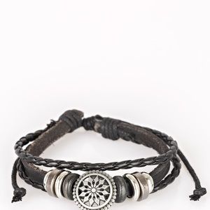 Totally Tundra Black Paparazzi Bracelet